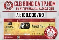 Vé từng trận mùa bóng khán đài A1 Sân vận động Thống Nhất