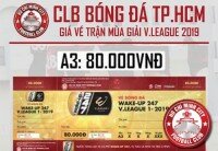 Vé từng trận mùa bóng khán đài A3 Sân vận động Thống Nhất