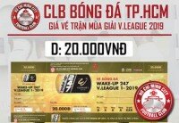 Vé từng trận mùa bóng khán đài D Sân vận động Thống Nhất