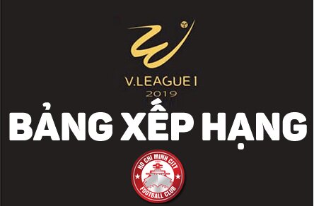 Bảng Xếp Hạng V-League 2019